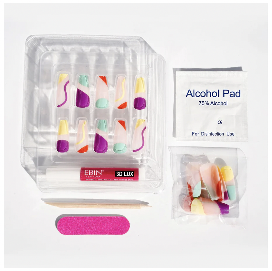 EBIN 3D Nails Lux Cotton Candy