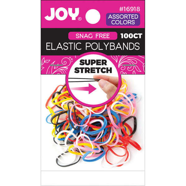 Joy Elastic Polybands 16918 Assorted