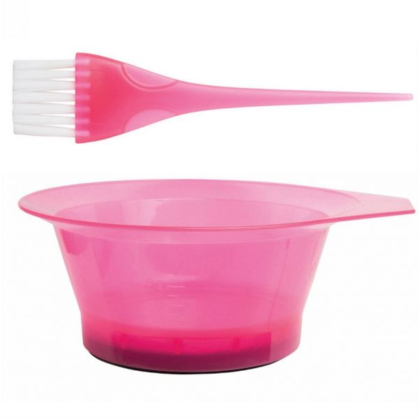 Diane Tint Bowl With Brush Set Pink DEA015