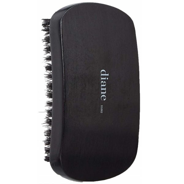 Diane Curved 100% Boar Military Wave Brush - Soft D1002