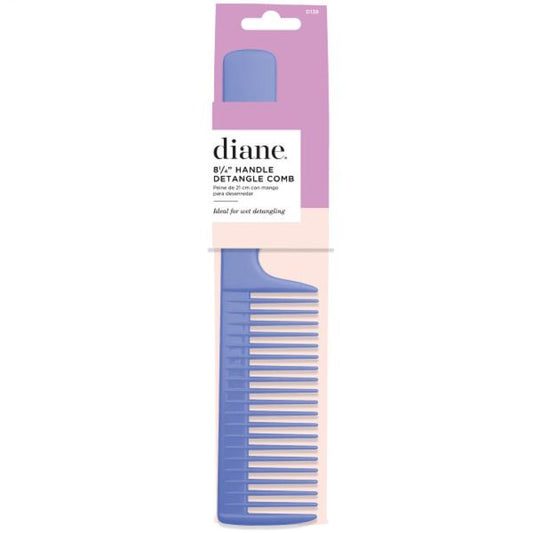 Diane Handle Detangle Comb 8-1/4" - Assorted Colors D138