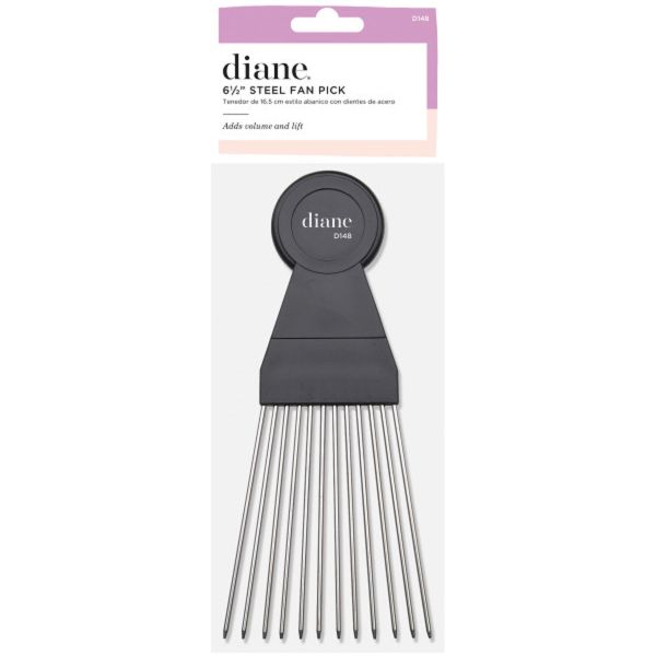 Diane Steel Fan Pick - 6-1/2" D148