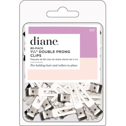 Diane Double Prong Clips 1-3/4" 80 Pack