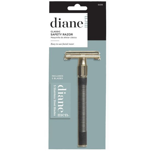 Diane Classic Safety Razor Includes 5 Blades