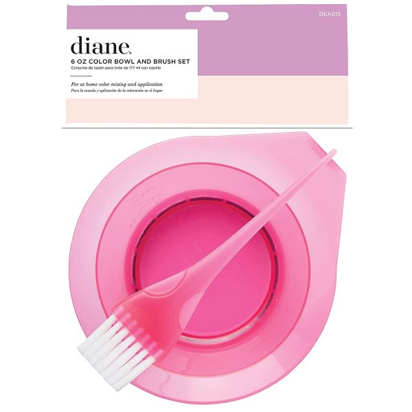 Diane Tint Bowl With Brush Set Pink DEA015