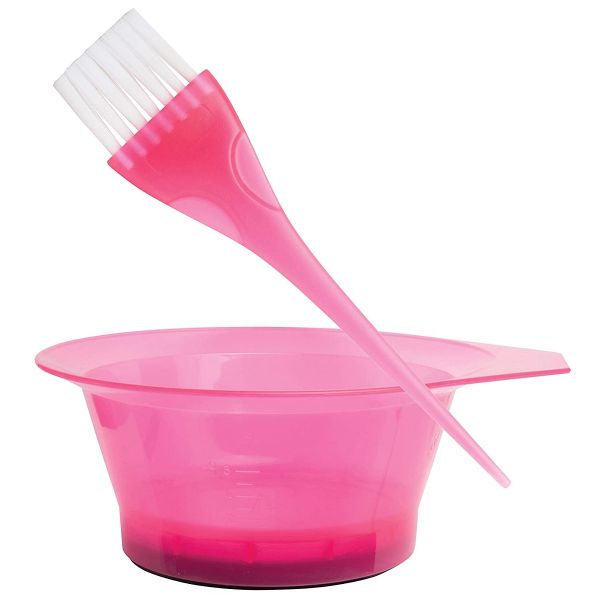 Diane Tint Bowl With Brush Set Pink DEA015