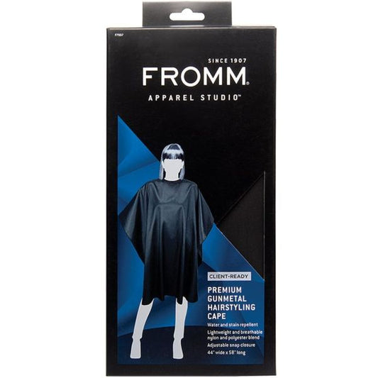 Fromm Apparel Studio Premium Gunmetal Hairstyling Cape F7007