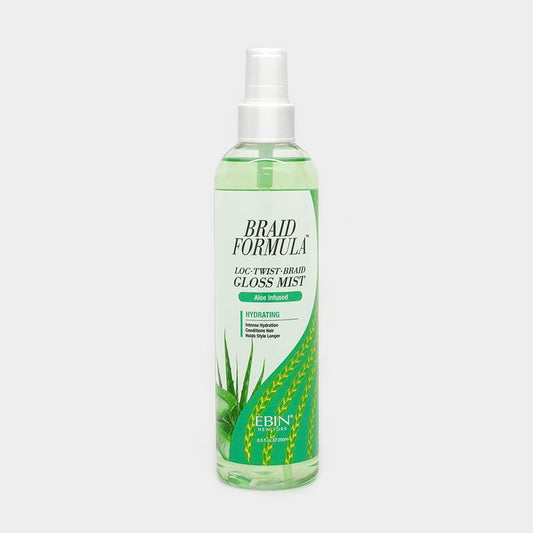 EBIN Braid Formula Gloss Mist Hydrating Aloe 8.5 fl oz