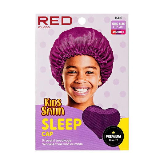 RED Kids Satin Sleep Cap Bonnet - Assorted Colors