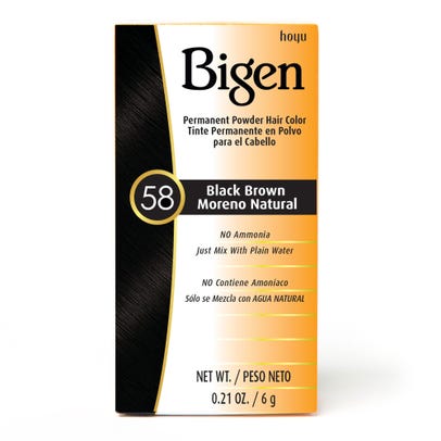 Bigen Powder Hair Color 58 Black Brown