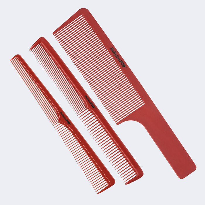 Babyliss Comb Set Red