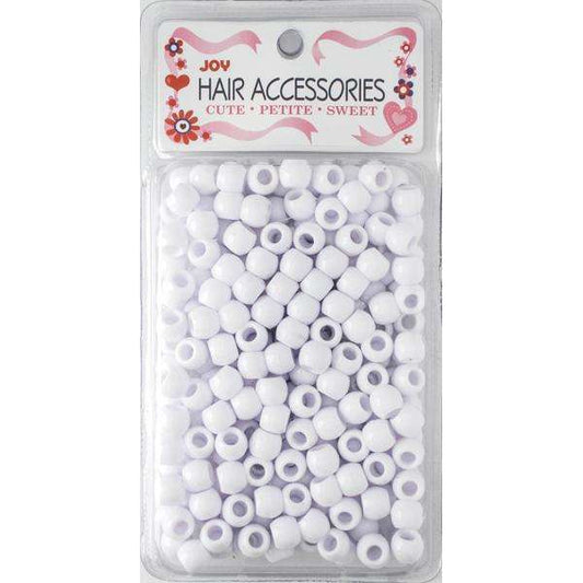 Joy Hair Beads Large Package 01830 White