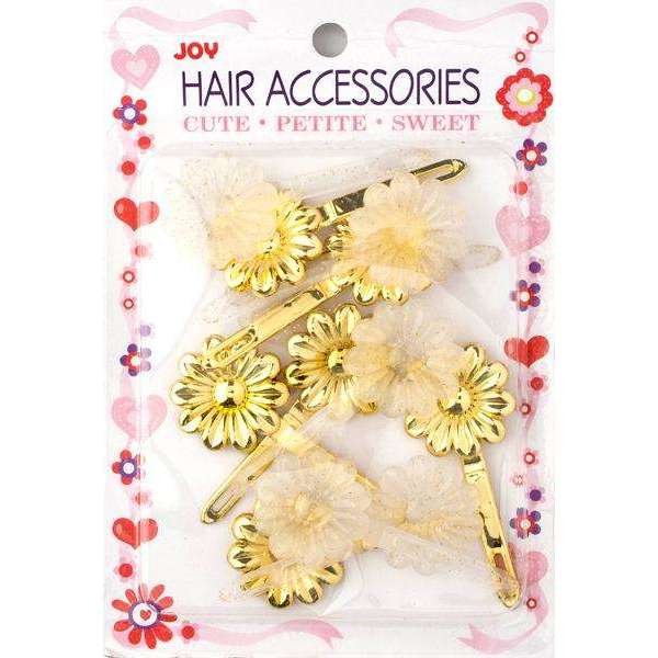 Joy Barrettes Daisy 16465 Asst Gold