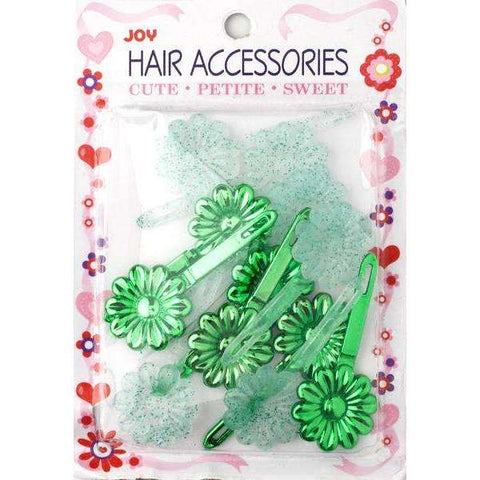 Joy Barrettes Daisy 16470 Asst Green