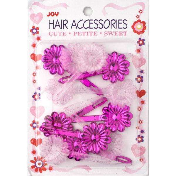 Joy Barrettes Daisy 16466 Asst Pink