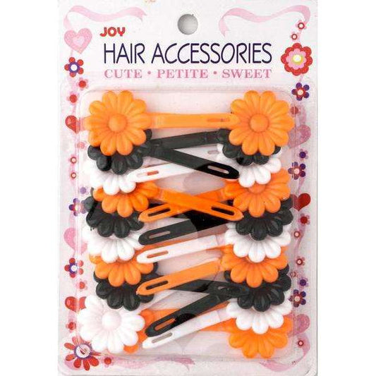 Joy Barrettes Daisy 16472 Assorted Orange, White, and Black