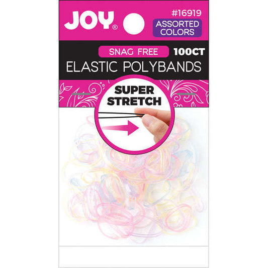 Joy Elastic Polybands 16919 Translucent Multicolor