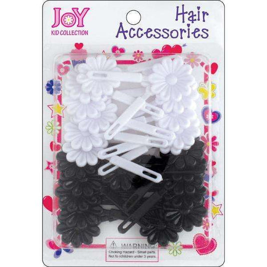 Joy Barrettes Daisy 16300 Black and White