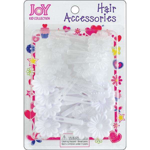 Joy Barrettes Daisy 16301 White and Clear