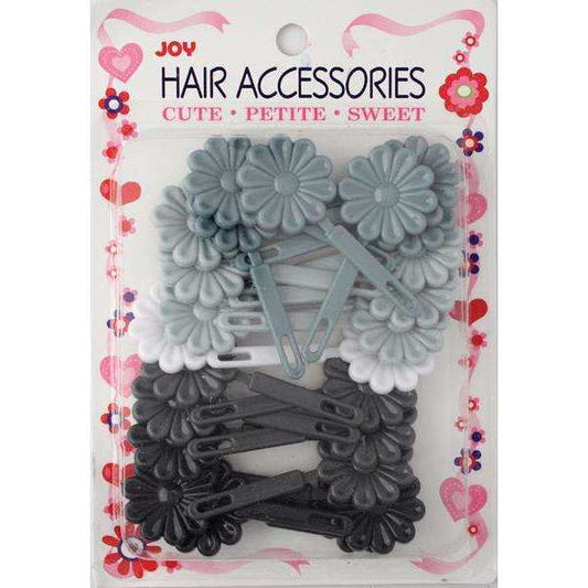 Joy Barrettes Daisy 16395 Asst Gray Daisy