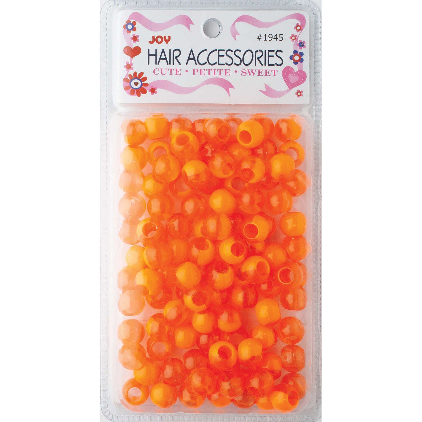 Joy Hair Beads XL Two Tone 01945 Vivid Orange