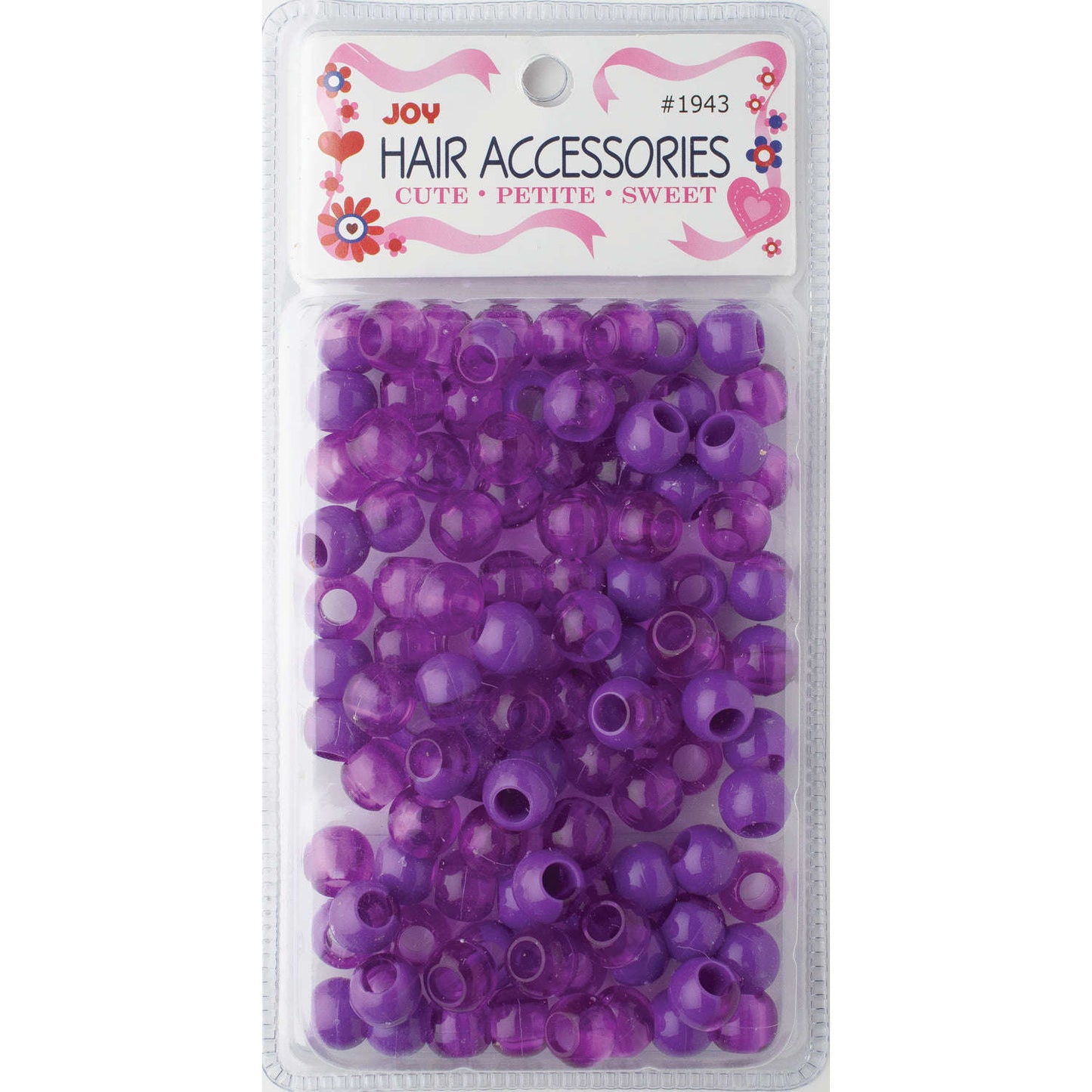 Joy Hair Beads XL Two Tone 01943 Vivid Purple