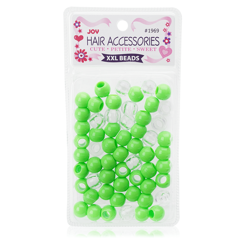 Joy Hair Beads XX Large 01969 Lime Green