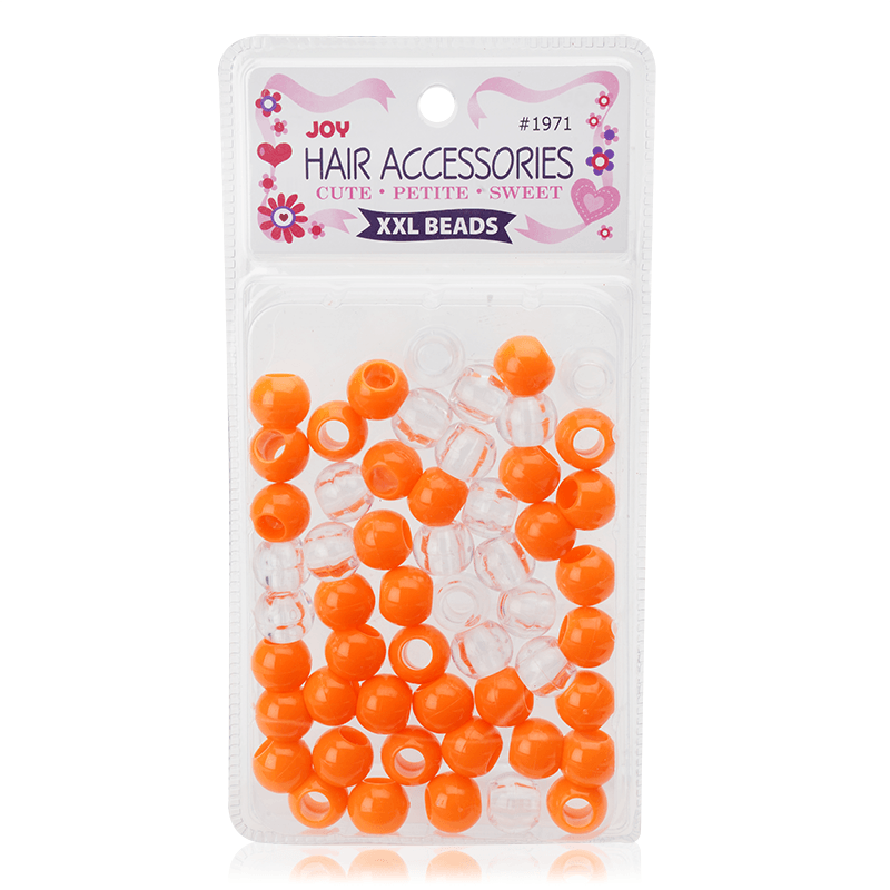 Joy Hair Beads XX Large 01971 Neon Orange