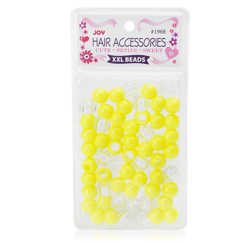 Joy Hair Beads XX Large 01968 Yellow