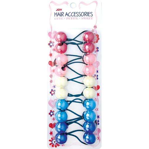 Joy Twin Beads Ponytailers Bobos 20mm 16250 Asst Color