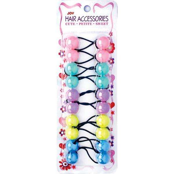 Joy Twin Beads Ponytailers Bobos 20mm 16261 Asst Color