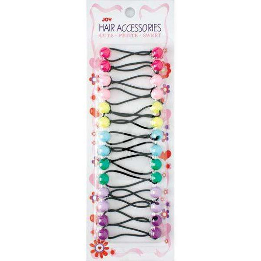 Joy Twin Beads Ponytailers Bobos 12mm 16230 Asst Color