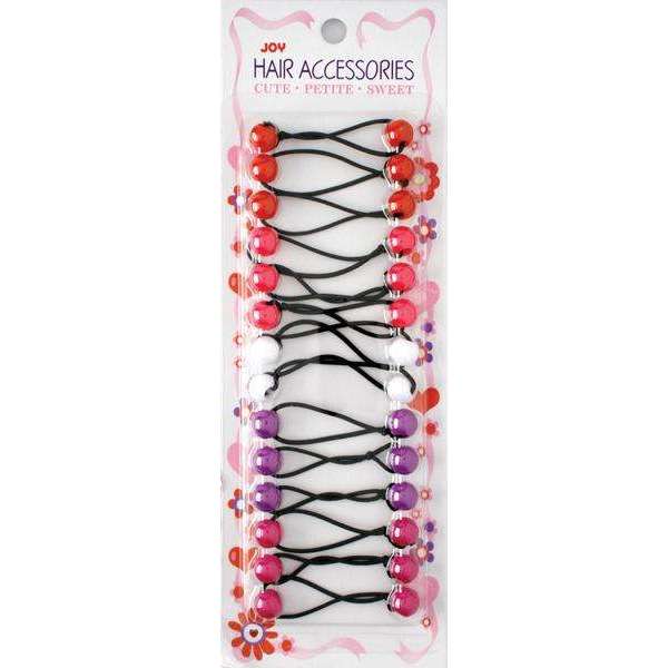 Joy Twin Beads Ponytailers Bobos 12mm 16231 Asst Color