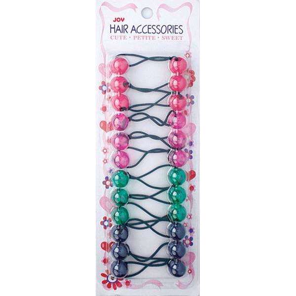 Joy Twin Beads Ponytailers Bobos 16mm 16245 Asst Color