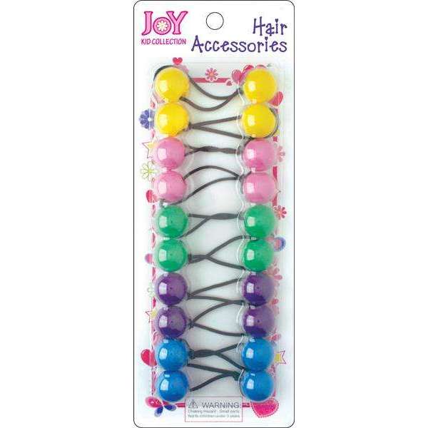 Joy Twin Beads Ponytailers Bobos 20mm 16069 Asst Color