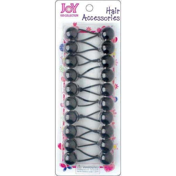 Joy Twin Beads Ponytailers Bobos 20mm 16049 Black