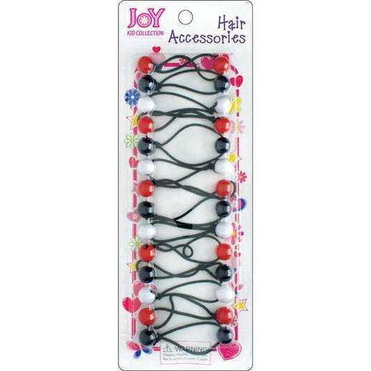 Joy Twin Beads Ponytailers Bobos 12mm 16015 Asst Color