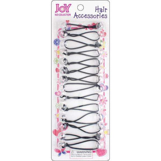 Joy Twin Beads Ponytailers Bobos 12mm 16002 Clear