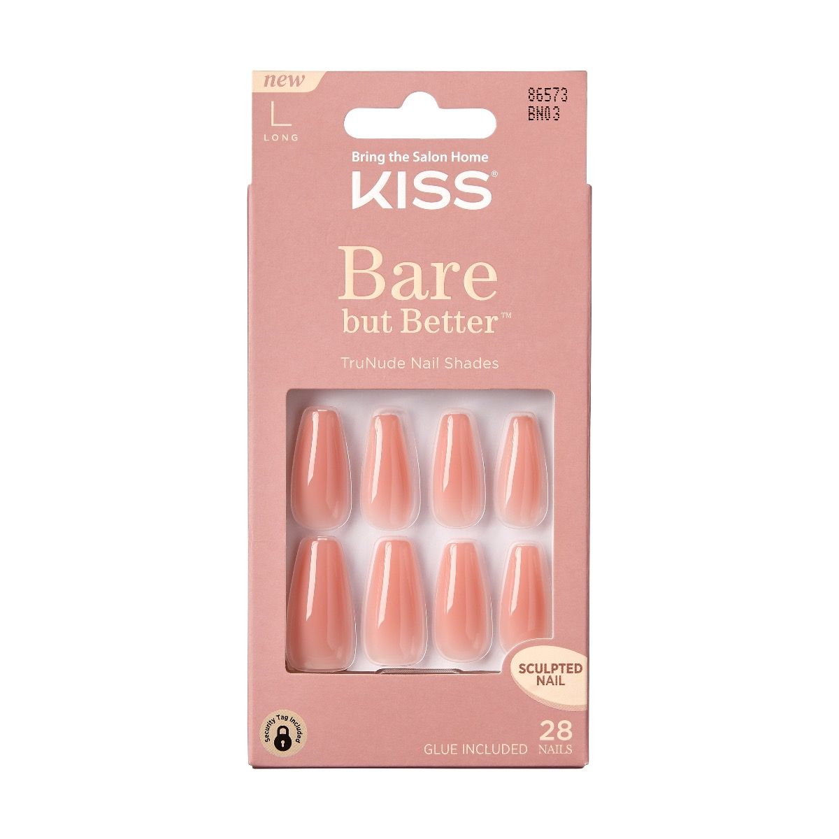 Kiss Bare But Better Nails Nude Glow