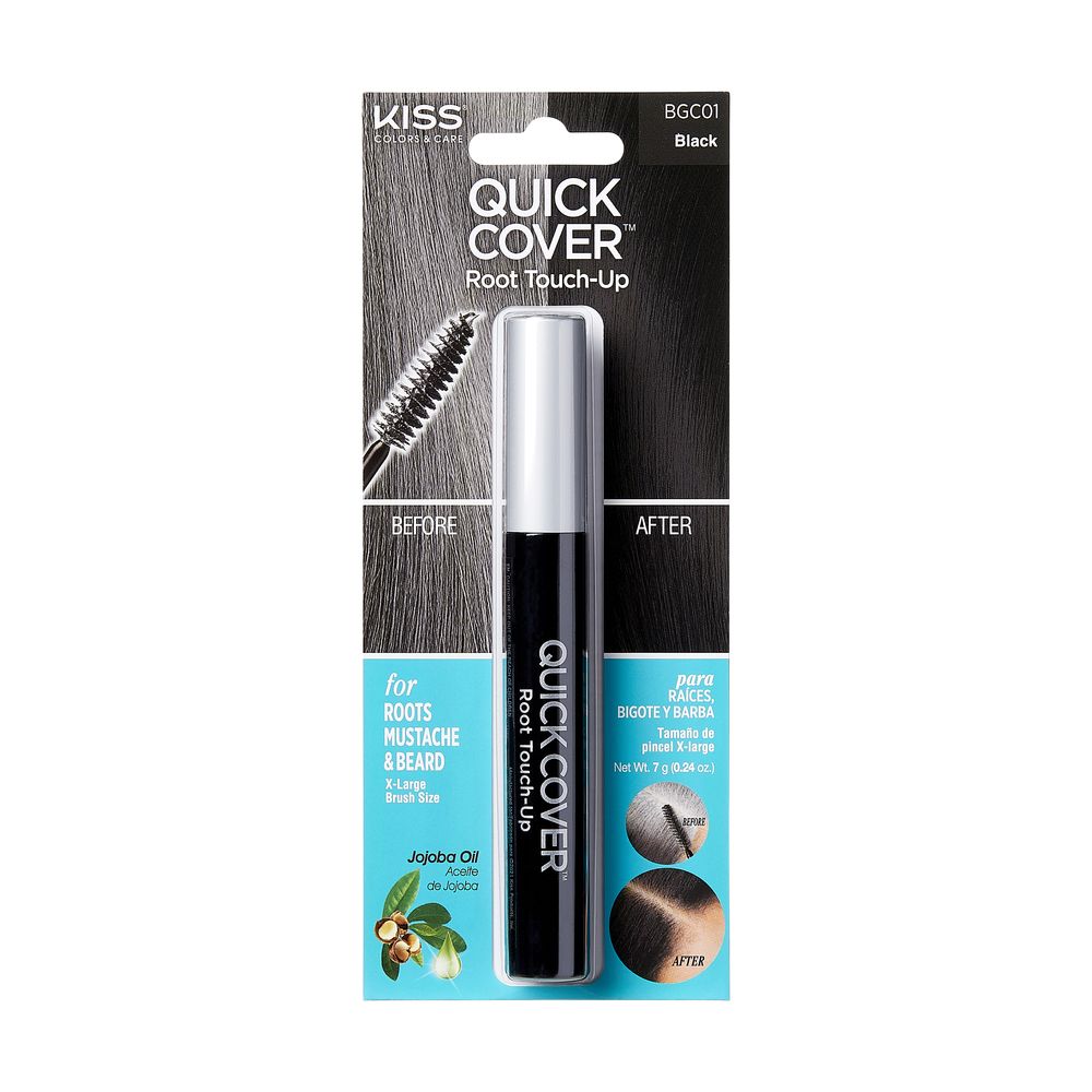Kiss Quick Cover Temp Brush In Black