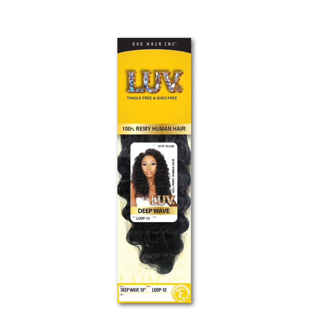 EVE LUV Remy Human Hair Weaving Deep Wave