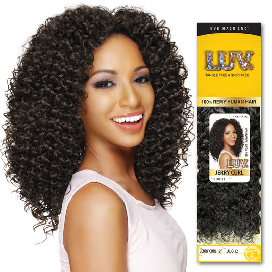 EVE Luv Jerry Curl 100% Remy Human Hair