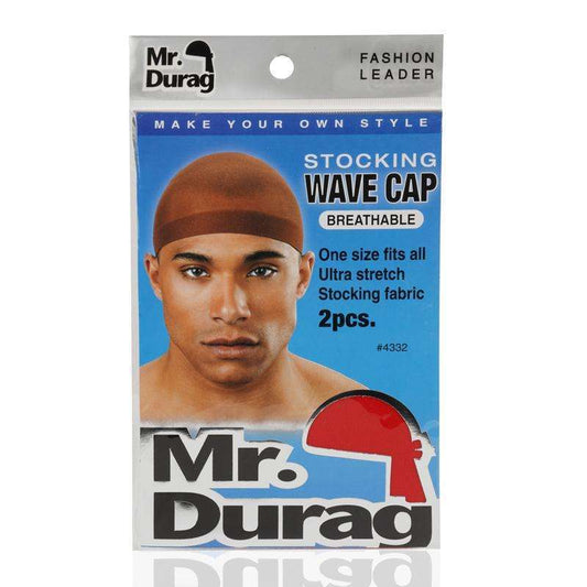 Mr. Durag Stocking Wave Cap 2pc Assorted