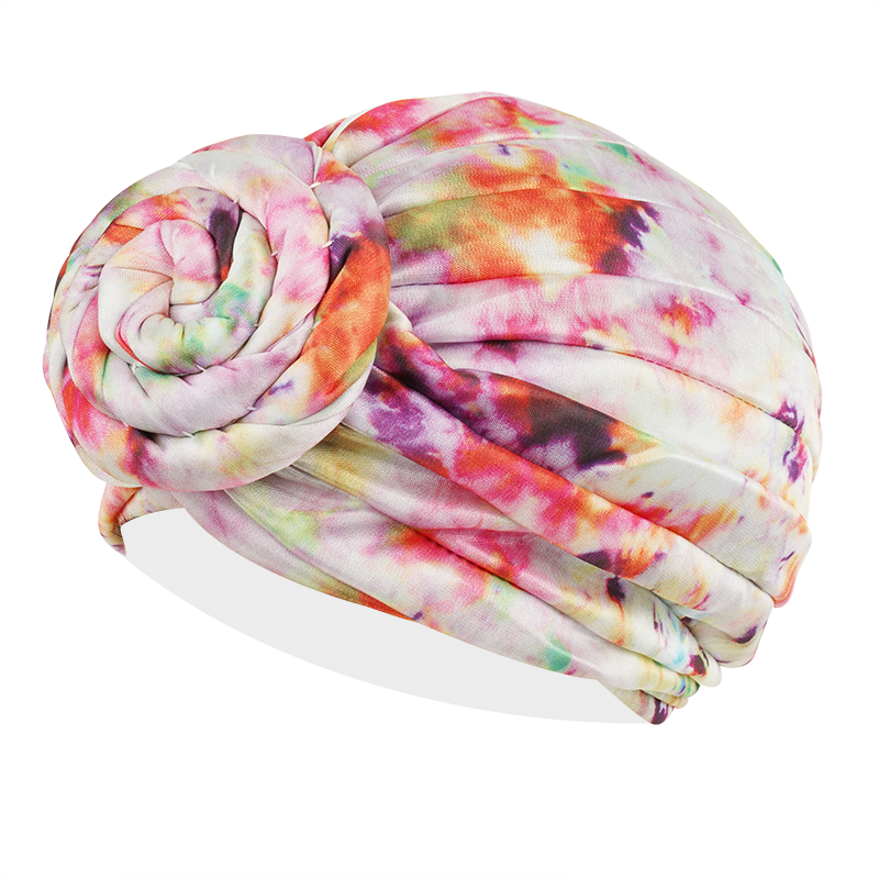 Ms. Remi Silky Top Knot Pre-Tied Turban Vivid Colors