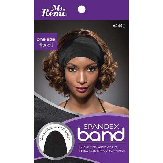 Ms Remi Spandex Head Band Black