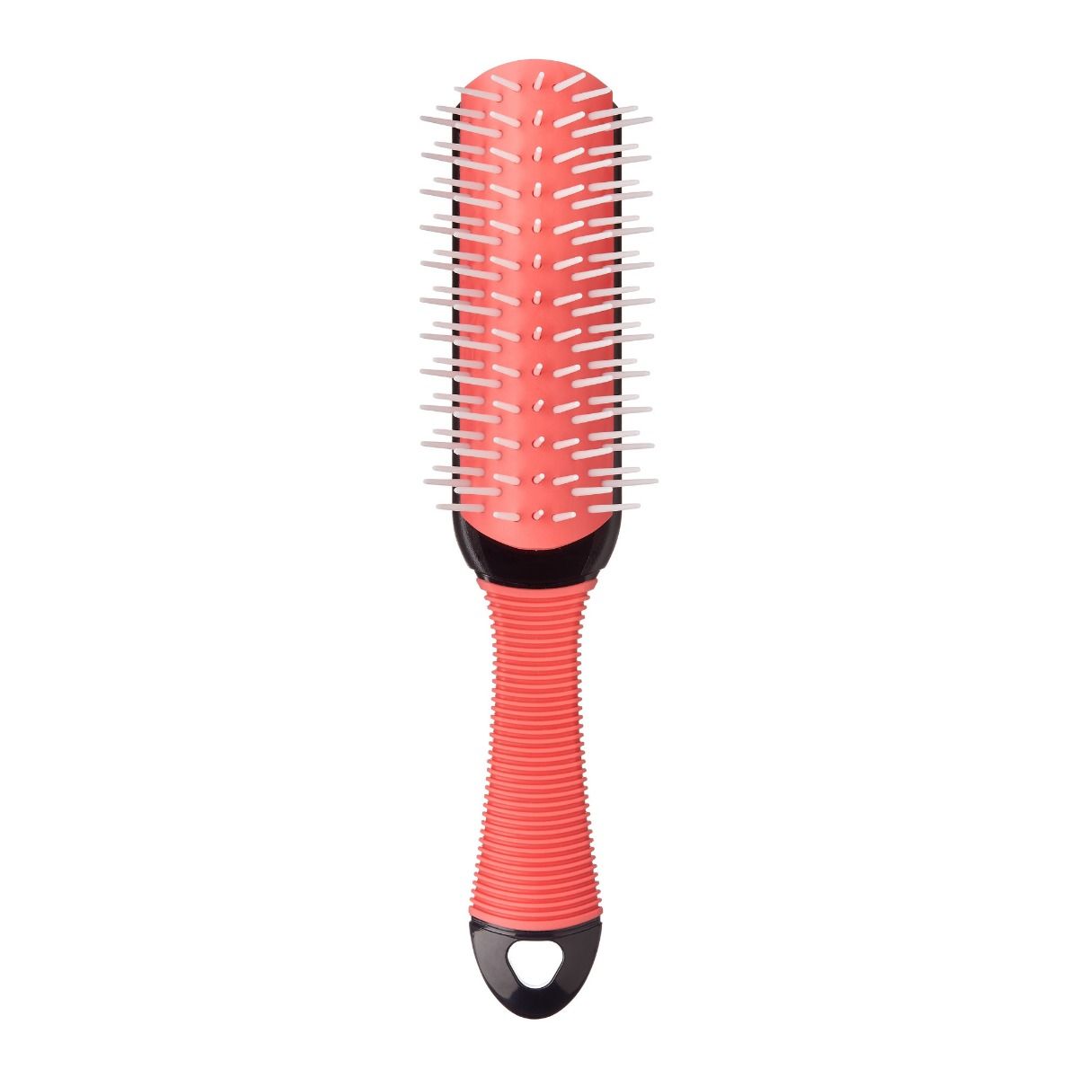 RED 9 Rows Non-Slip Volumizing Detangle Brush