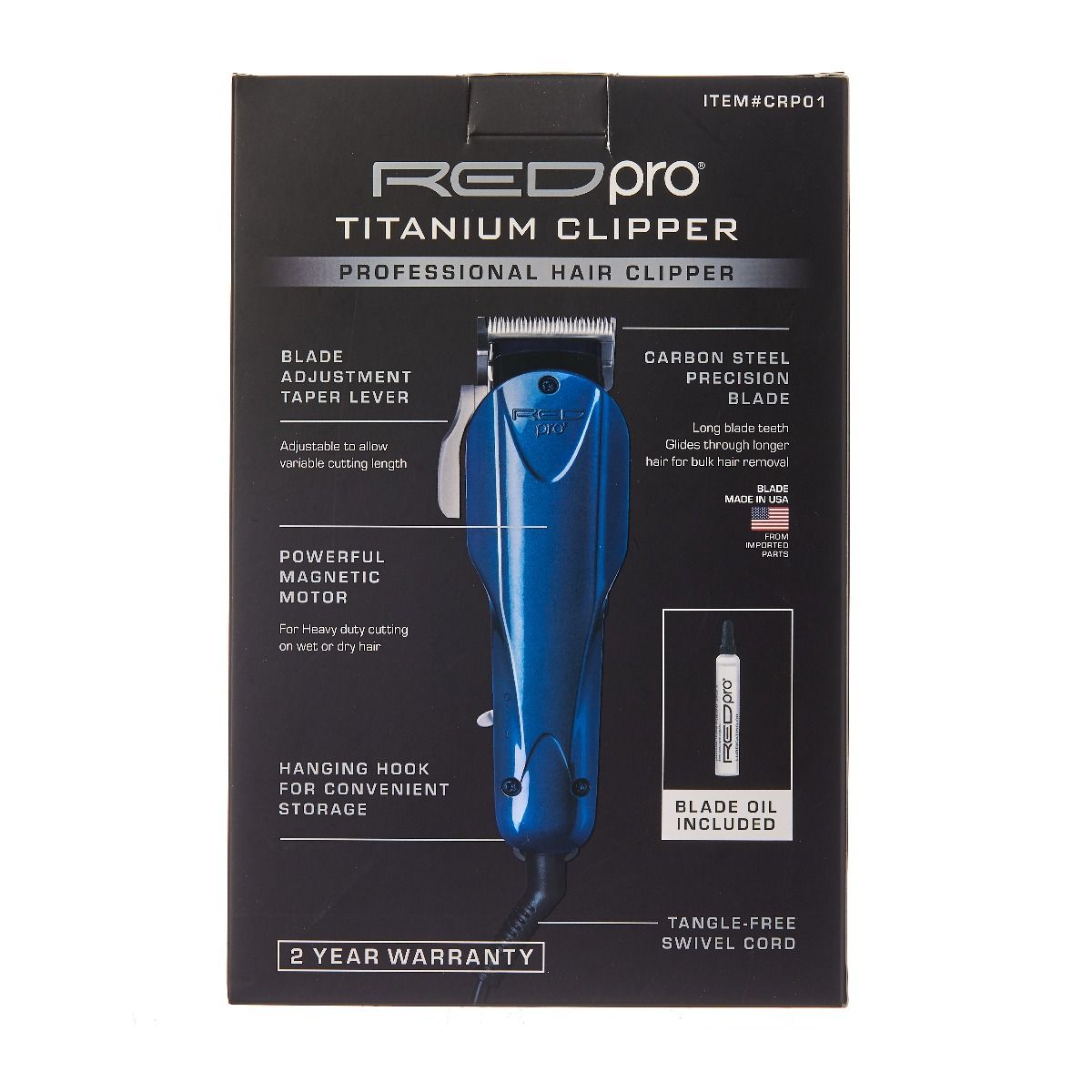Red Razor Clipper RED Pro Titanium Hair Clipper – Get Sassy Beauty Supply