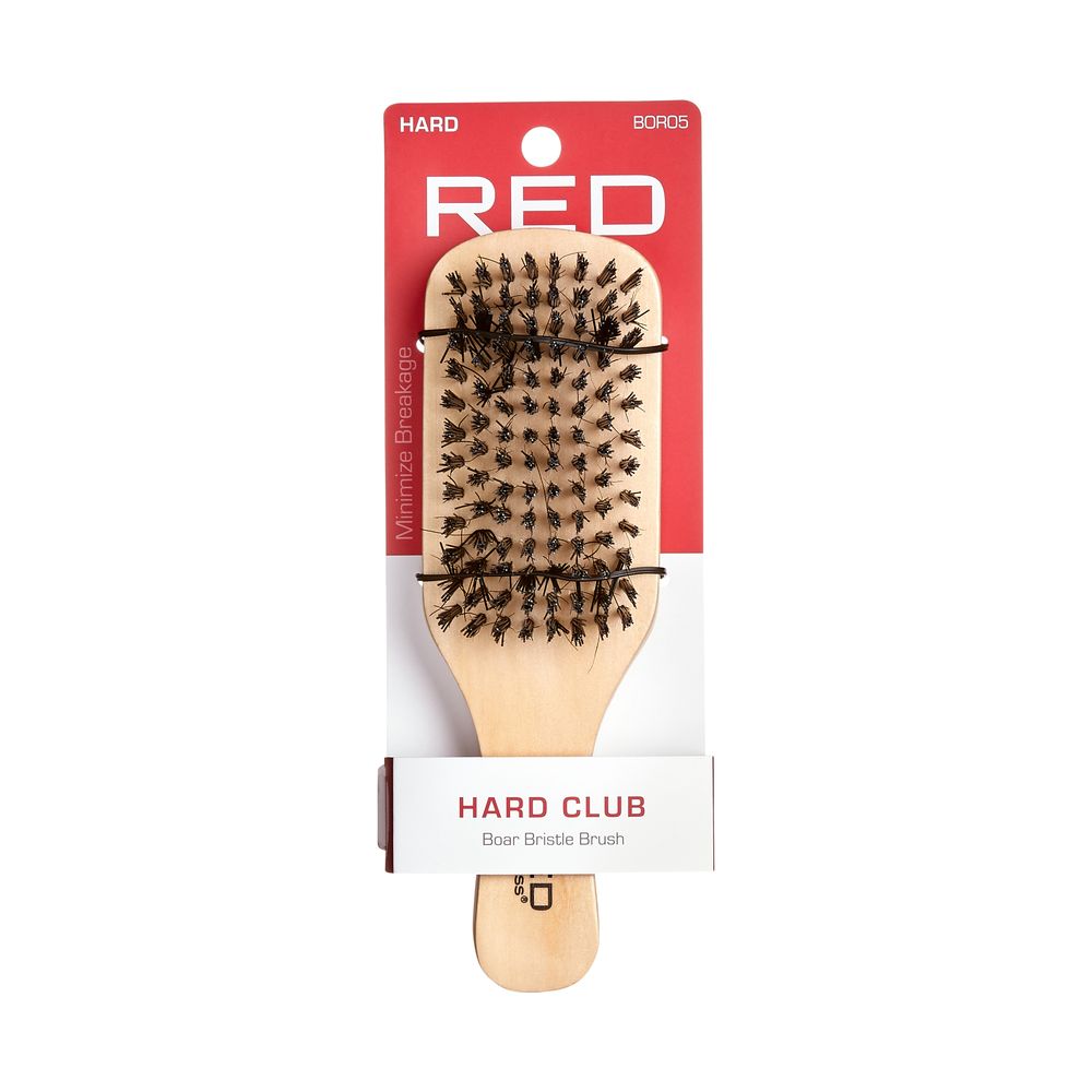 RED Professional Hard Bristle Club Brush