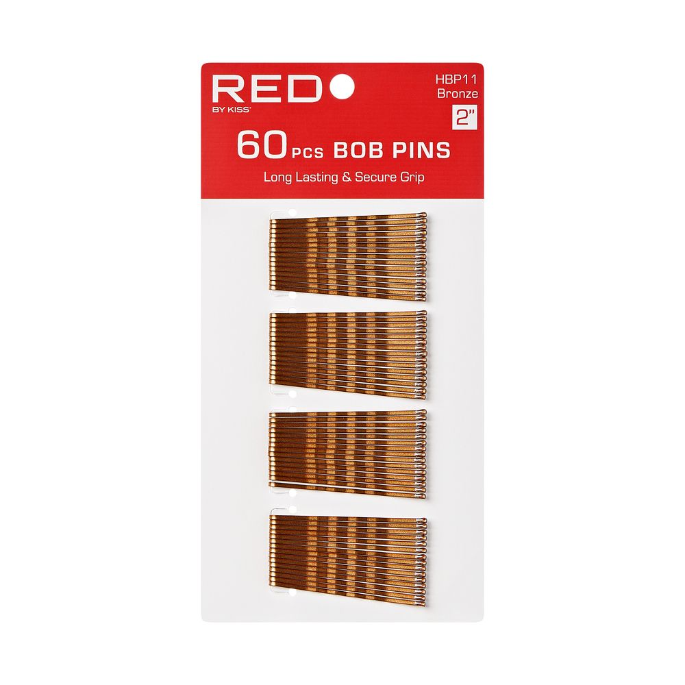 Red Bob Pins 2" Bronze 60 Count