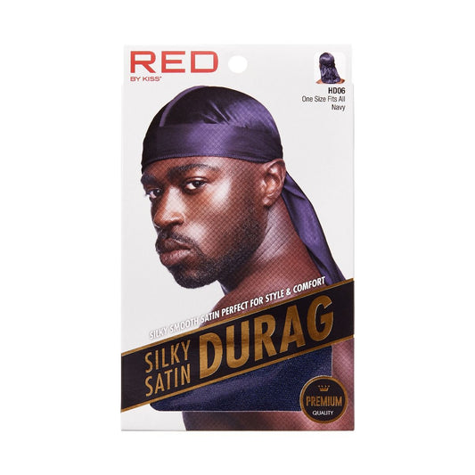 RED Silky Satin Durag Navy HDUP06